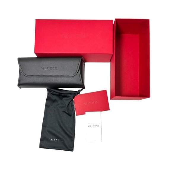 Valentino Womens Havana Brown Retro Cats Eye Gradient Sunglasses with Case New - Picture 10 of 16